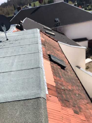 Abriss und Neuaufbau 2 lagige Bitumenabdichtung